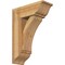 Ekena Millwork Thorton Traditional Rough Sawn Bracket w/ Offset Brace, Western Red Cedar, 8"W x 20"D x 28"H BKT0806X20X28THR01RWR - alternate 1